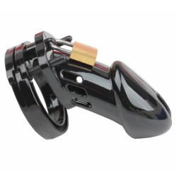 cb6000 male chastity device cock cage balck