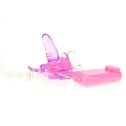 butterfly strap on dildo vibrator