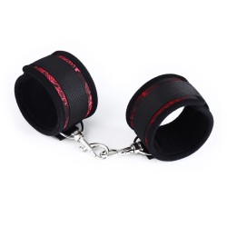 satin wrist cuffs